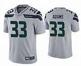 Nike Seahawks 33 Jamal Adams Gray Vapor Untouchable Limited Jersey Dzhi,baseball caps,new era cap wholesale,wholesale hats
